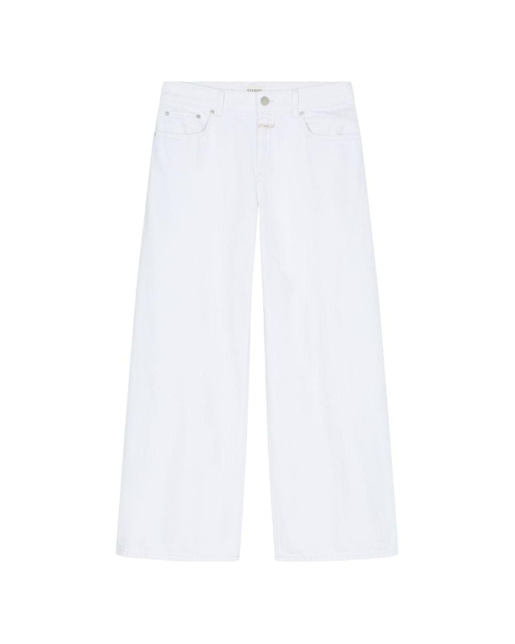 Closed White Jayla Flared Denim Jeans