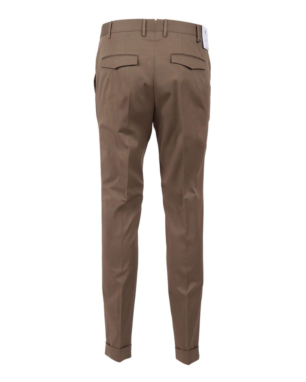 PT01 Gray Master, Flat Front, Diagonal Pockets, Flap Back Pockets, Turn Up