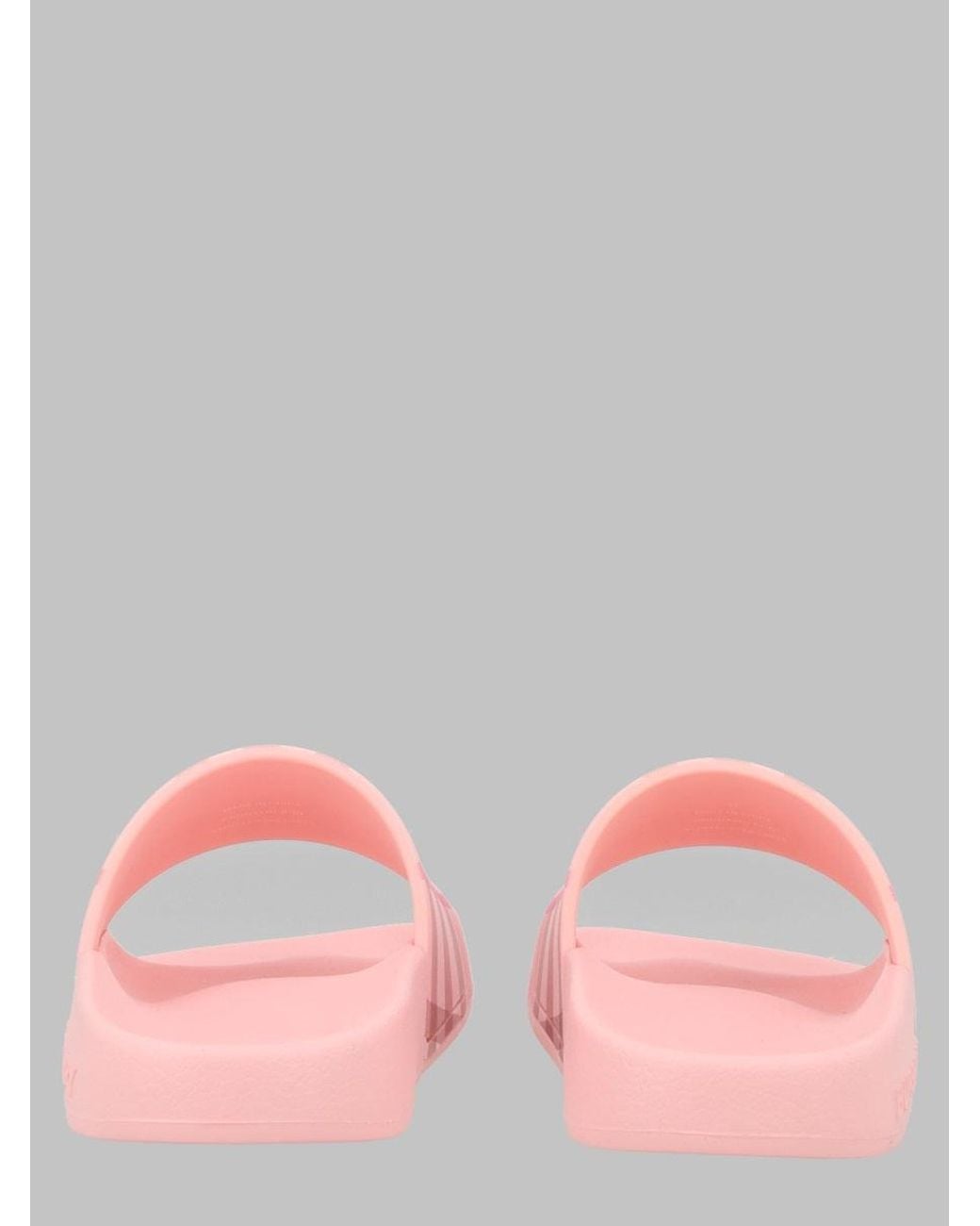 Burberry Pink Ciabatte Con Fascia Logata