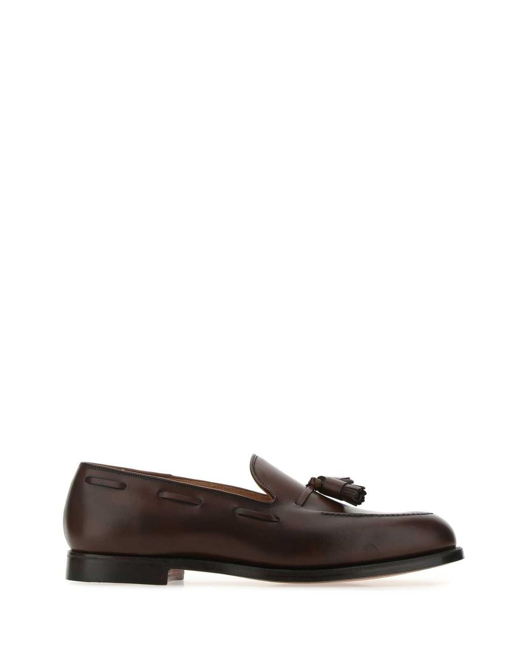 Crockett and Jones Brown Chocolate Leather Cavendish 2 Loafers for men