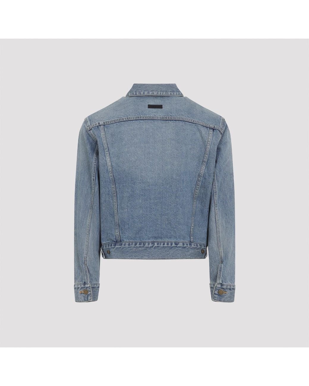 Fear Of God Blue Trucker Jacket for men