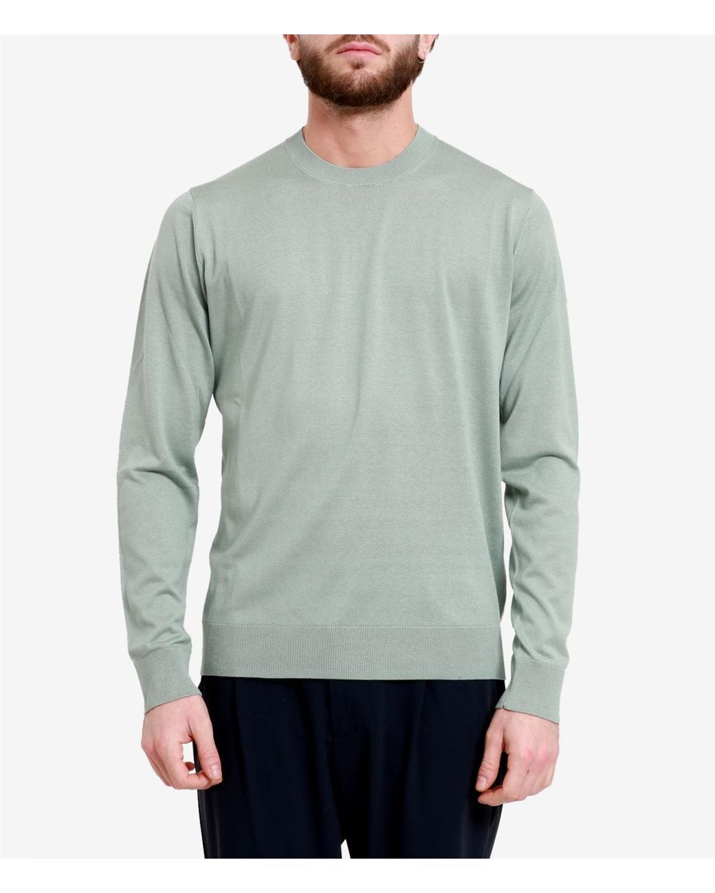 Paolo Pecora Green Sweaters for men