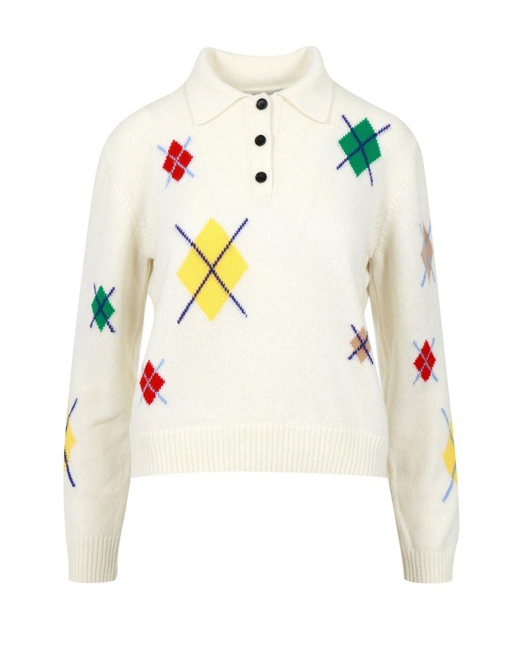 MSGM Truien Beige in het White