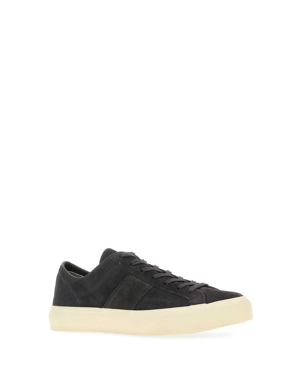 Tom Ford Black Solid Sneakers