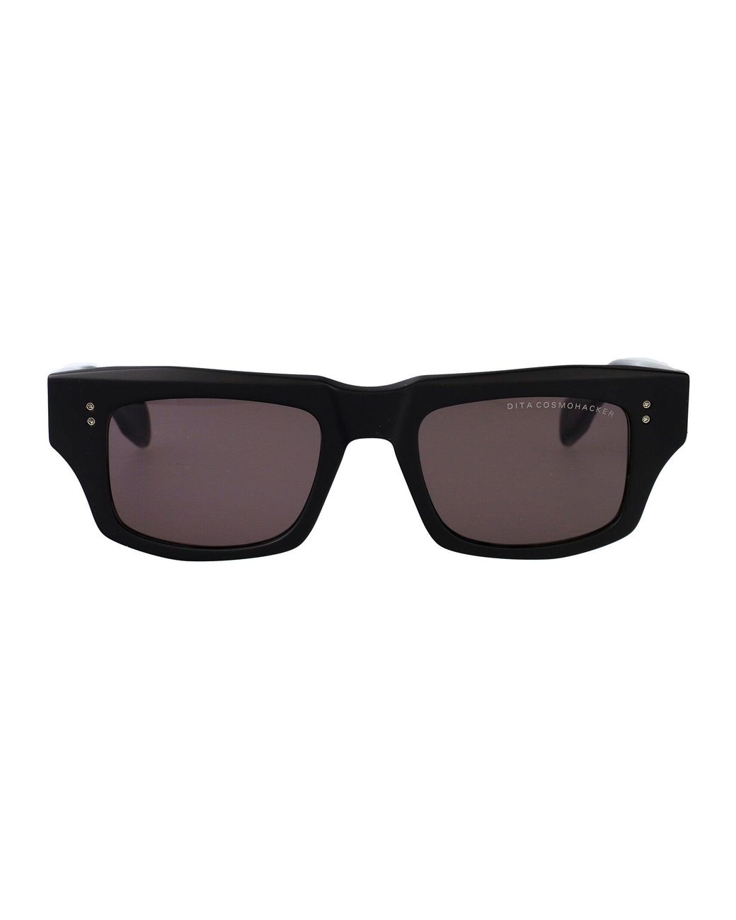 Dita Eyewear Black Squared Sunglasses Dts727 A 01 Blk for men