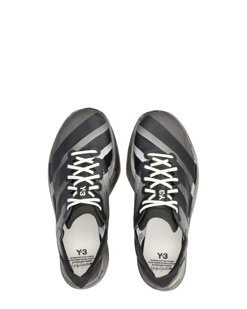 Y-3 Blue Low-Top Sneakers