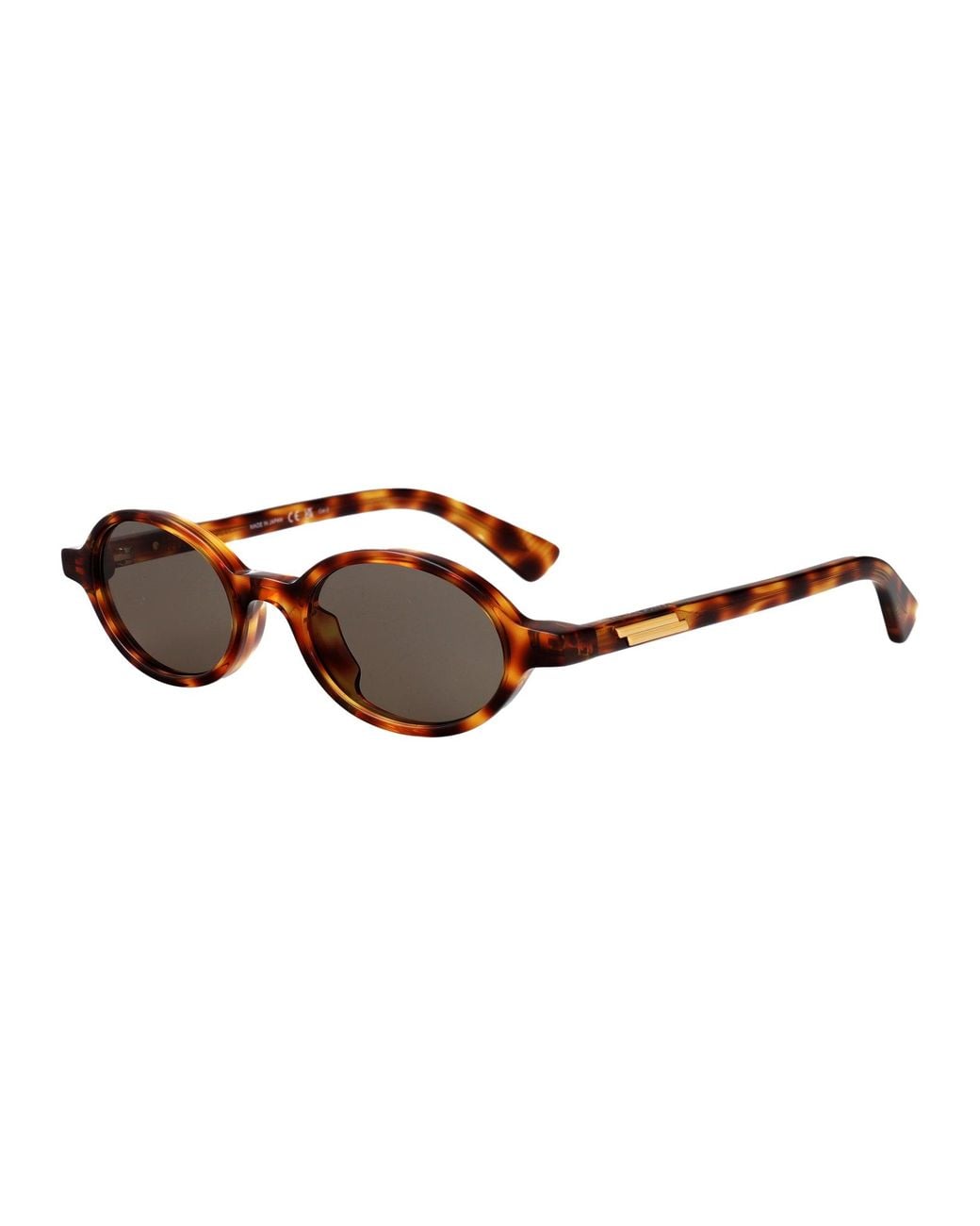 Bottega Veneta Brown Havana-Havana- Acetate Sunglasses