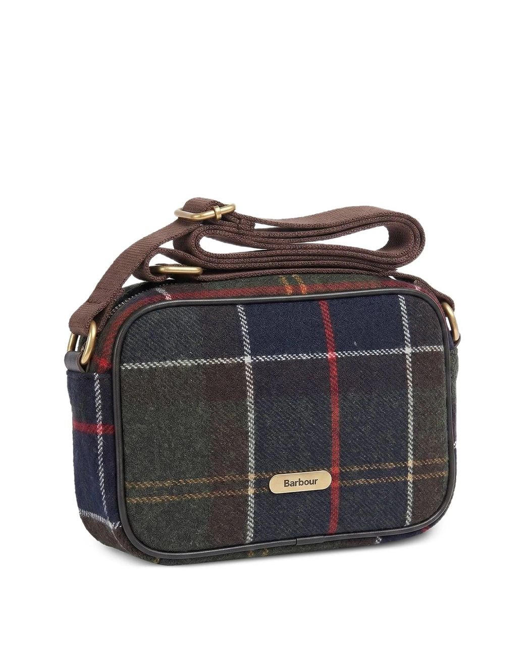 Barbour Black Contin Ttn Mini Crossbody Bag