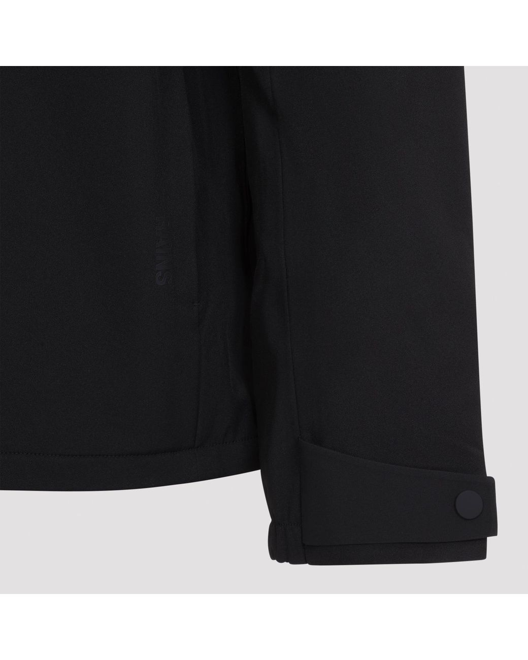 Rains Black Suva Softshell Jacket for men
