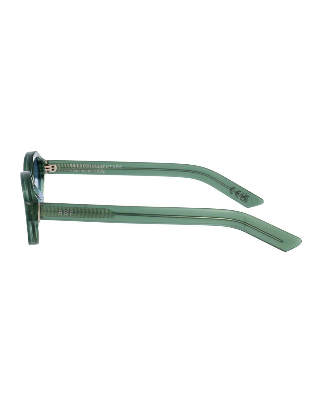 Retrosuperfuture Blue Round Sunglasses Os4