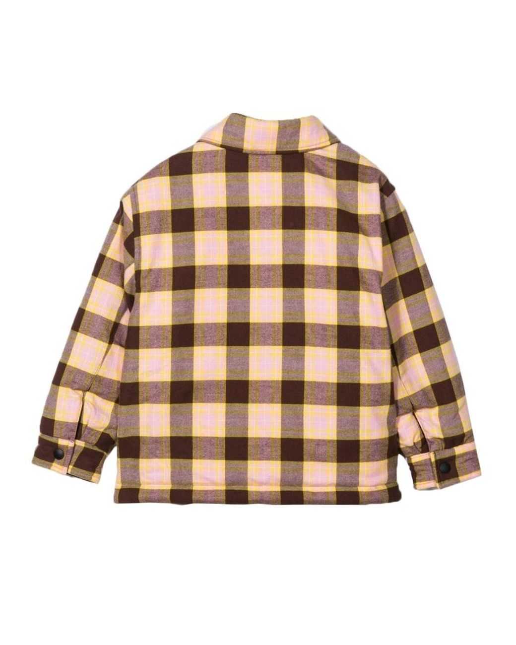 Palm Angels Natural Check Padded Reversible Shirt