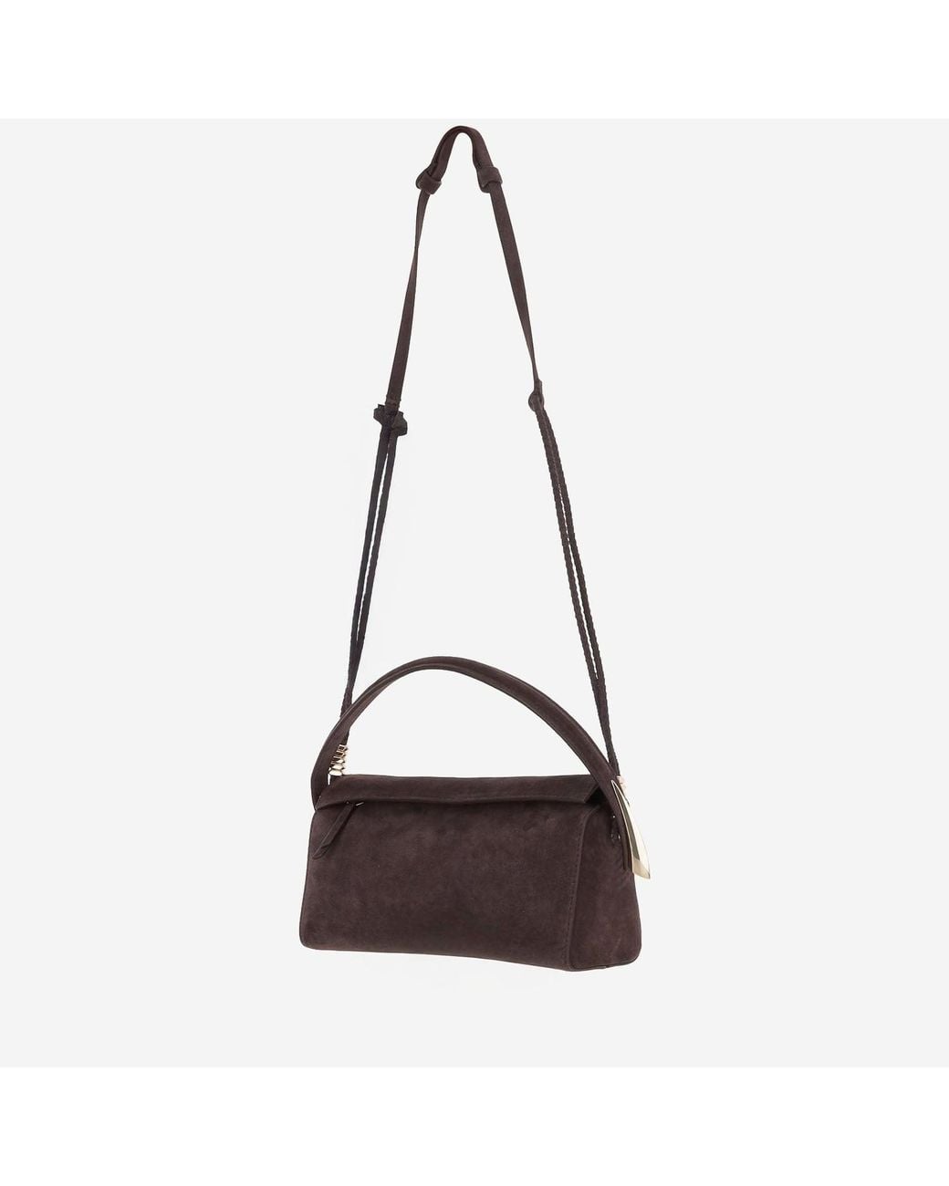 Benedetta Bruzziches Brown Elif Suede Bag
