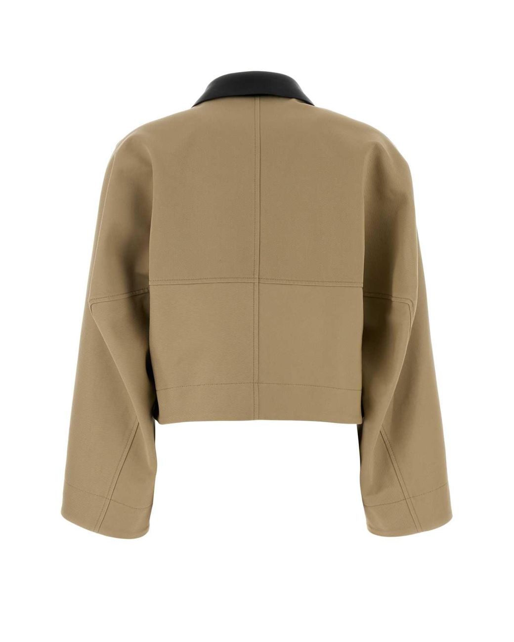 Givenchy Natural A-Line Cocoon Sleeve Jacket