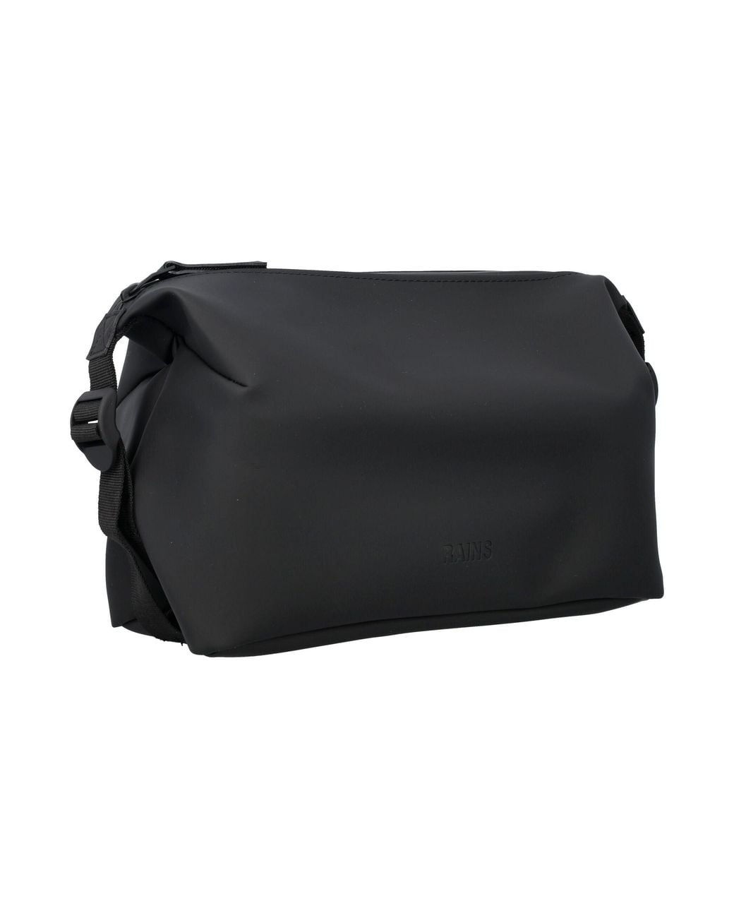 Rains Black Hilo Waterproof Wash Bag
