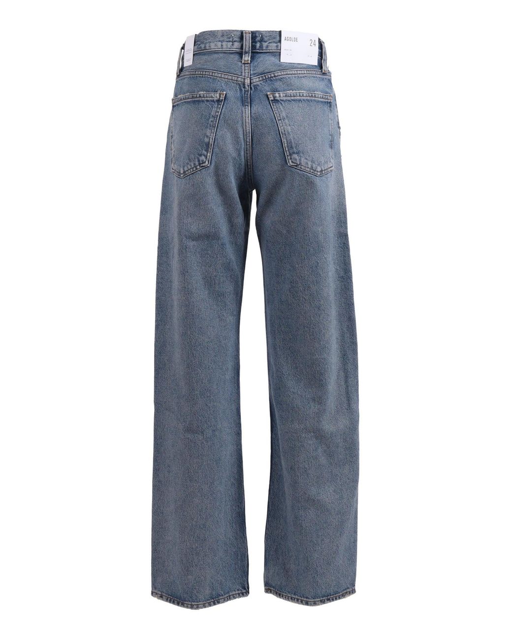 Agolde Blue Arc Criss Cross Jean