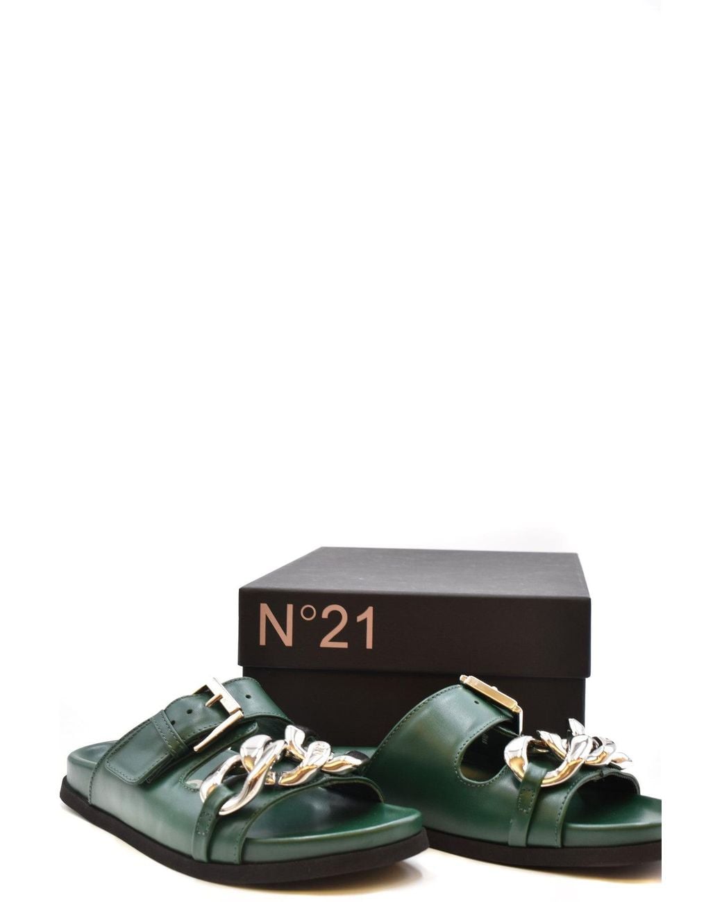 Nâ°21 Green Sandals