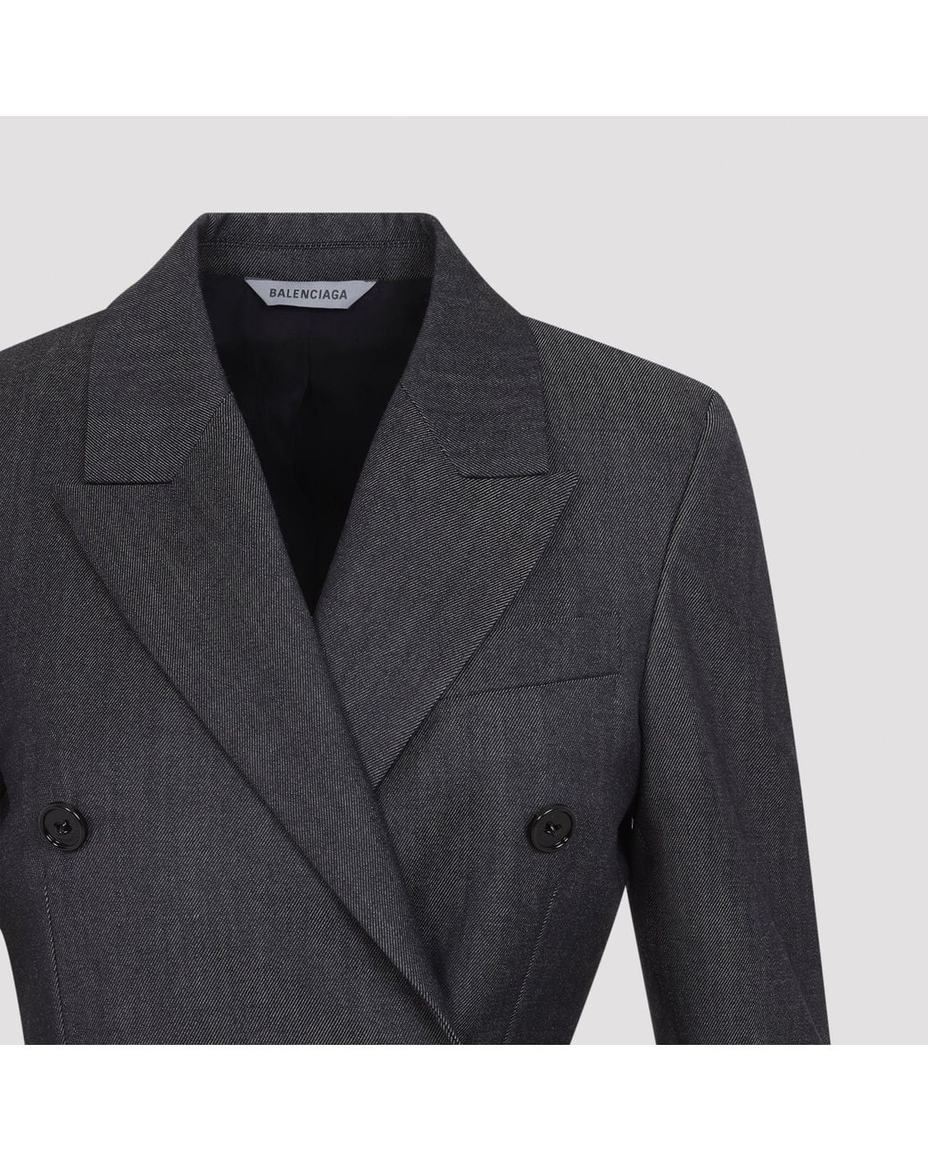 Balenciaga Black Db Tailored Jacket