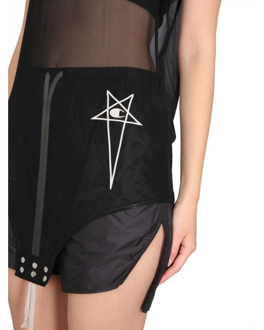 Champion x Rick Owens Black Basketball Undershirt