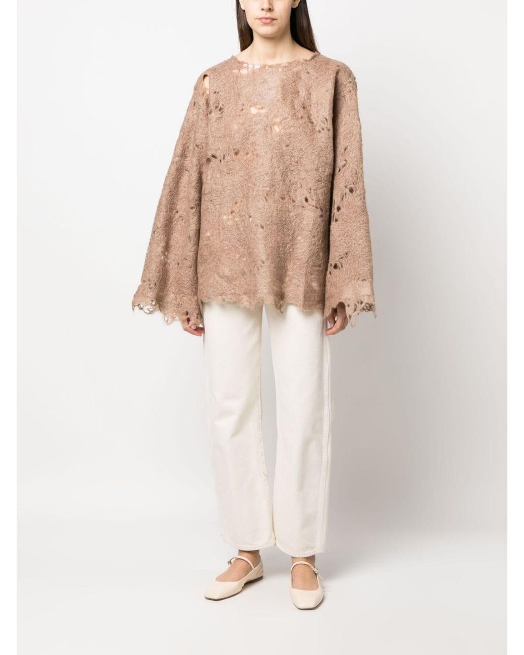 VITELLI Natural Distressed-Pullover