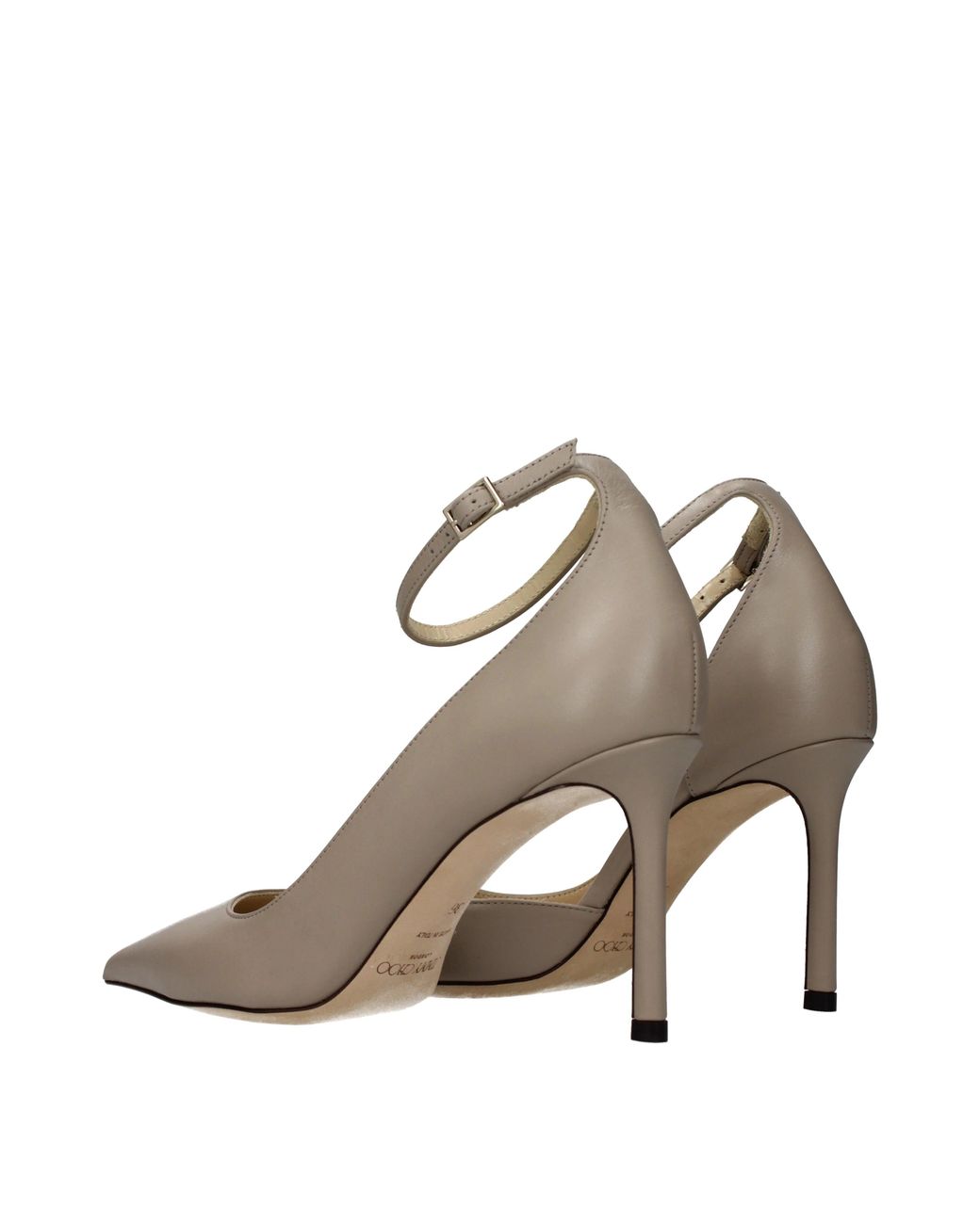 Jimmy Choo Metallic Sandals Leona Skinned With A Mole