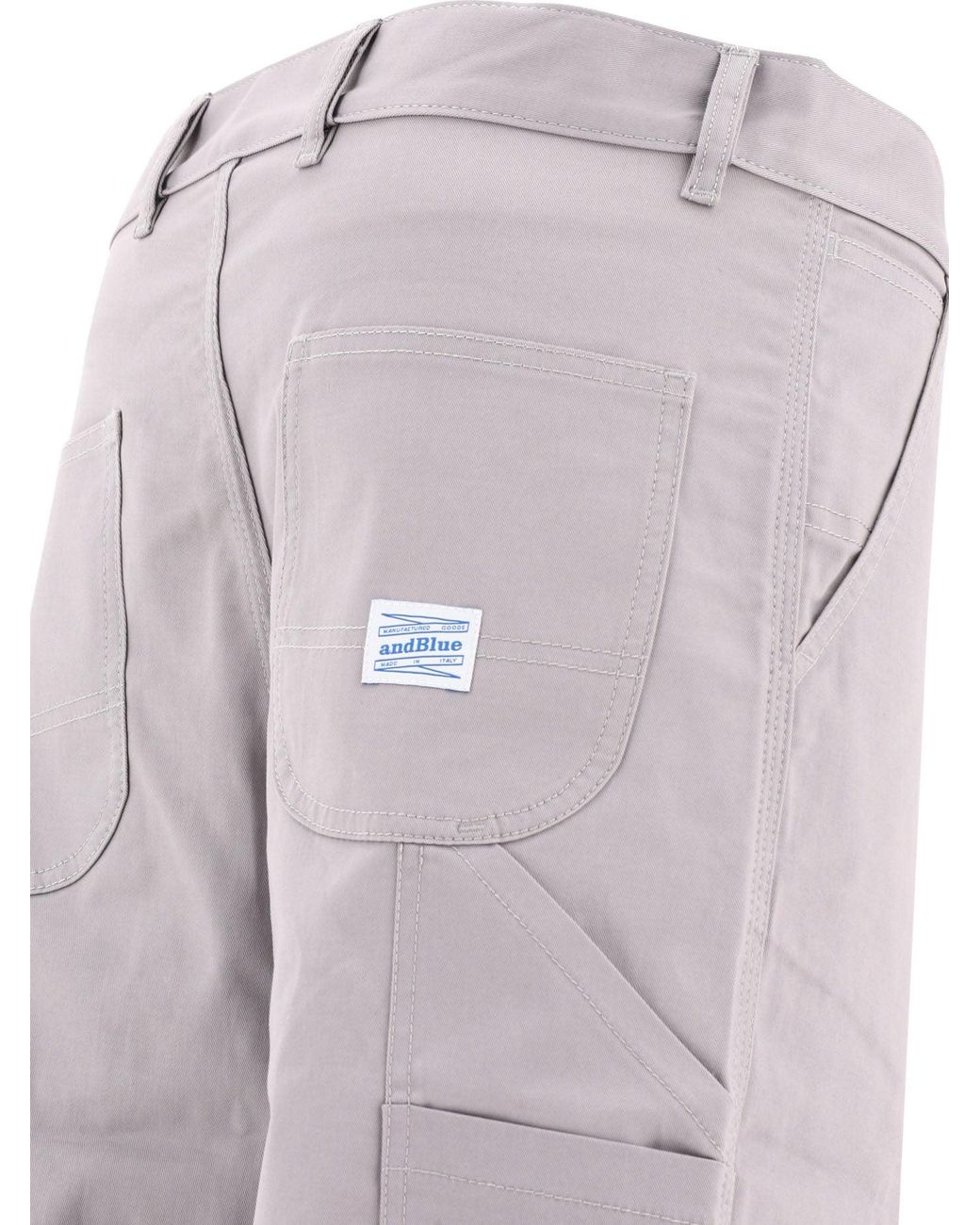 And Blue Gray "Carpenter" Trousers for men