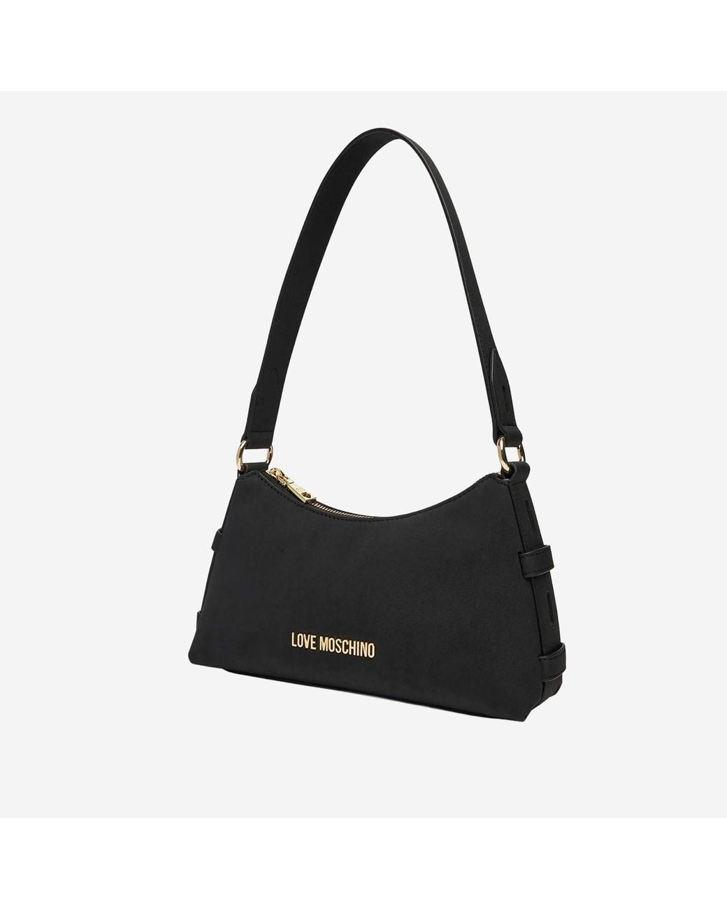 Love Moschino Black Shoulder Bag With Logo