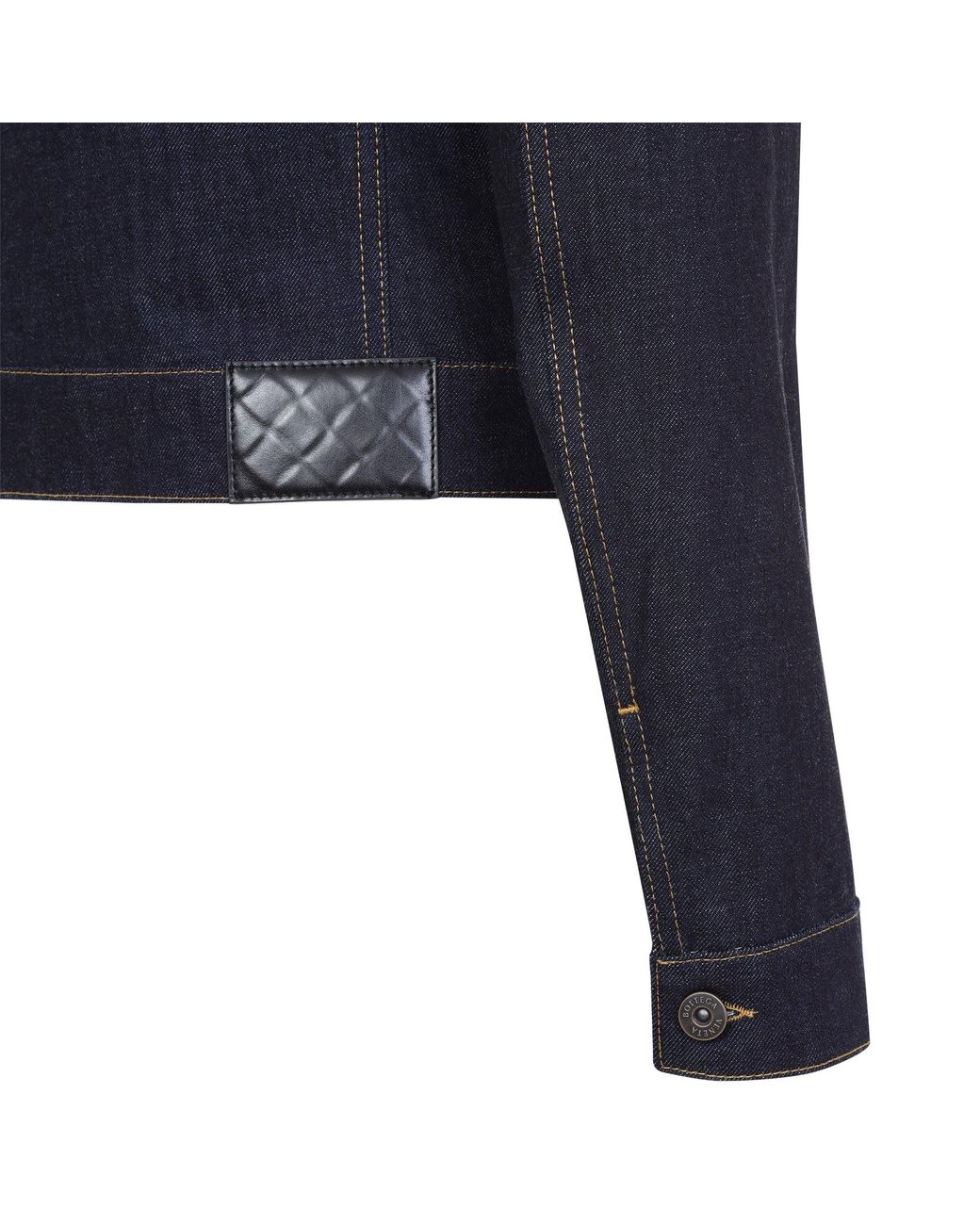 Bottega Veneta Blue Raw Denim Jacket