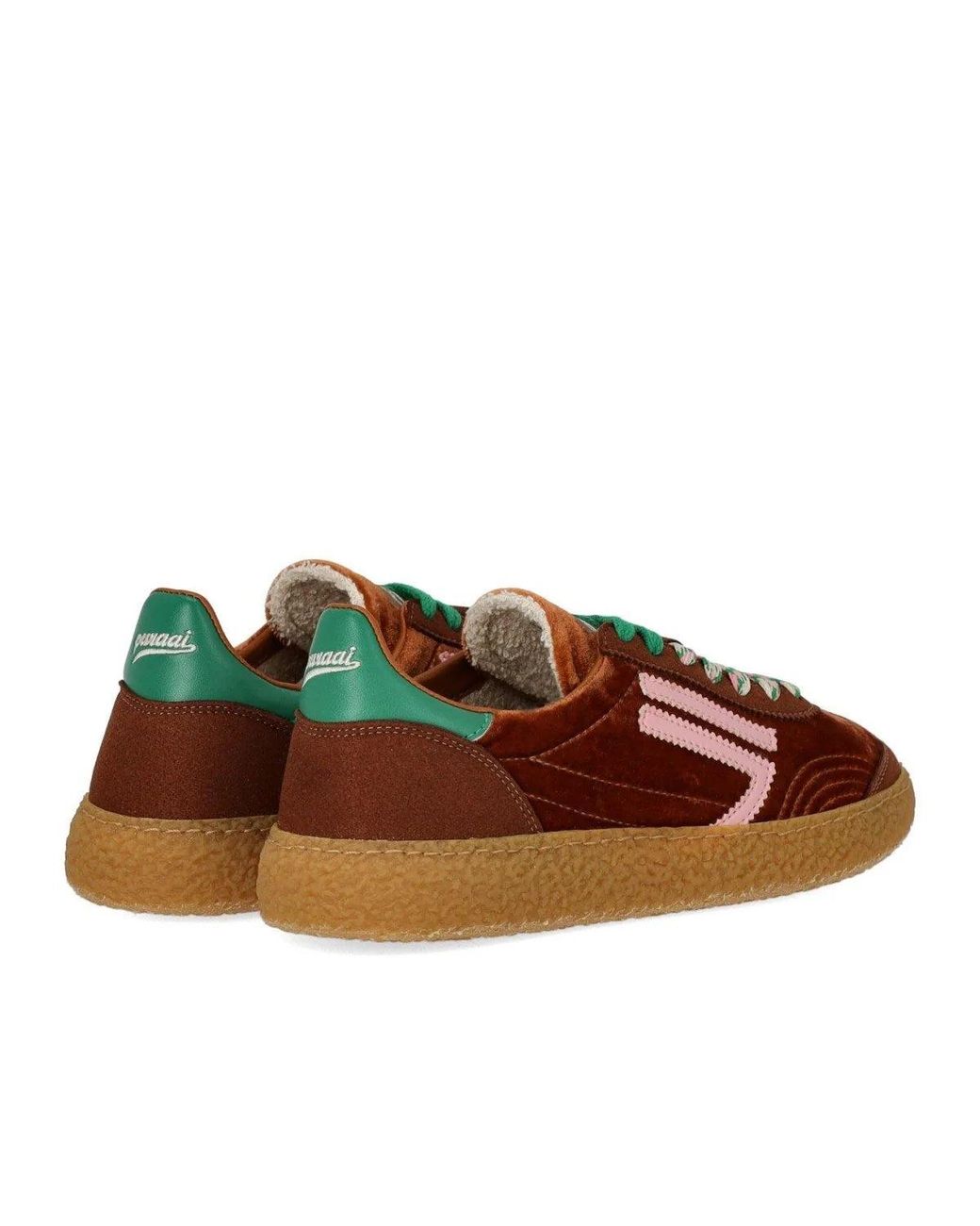 PURAAI Brown 6.01 Xs Velvet Sneaker