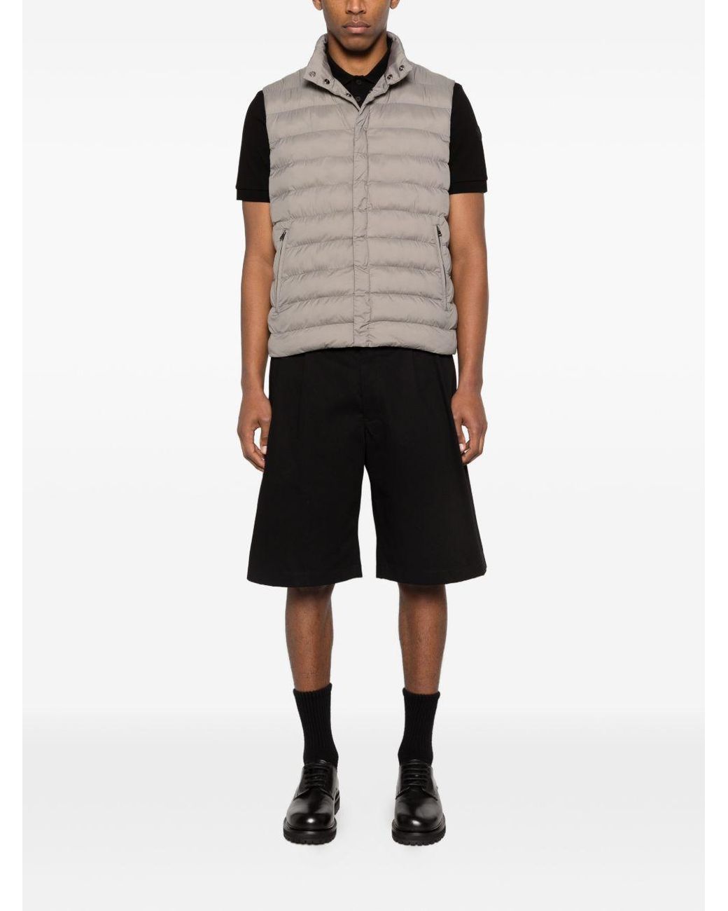 Herno Gray Nylon Down Vest