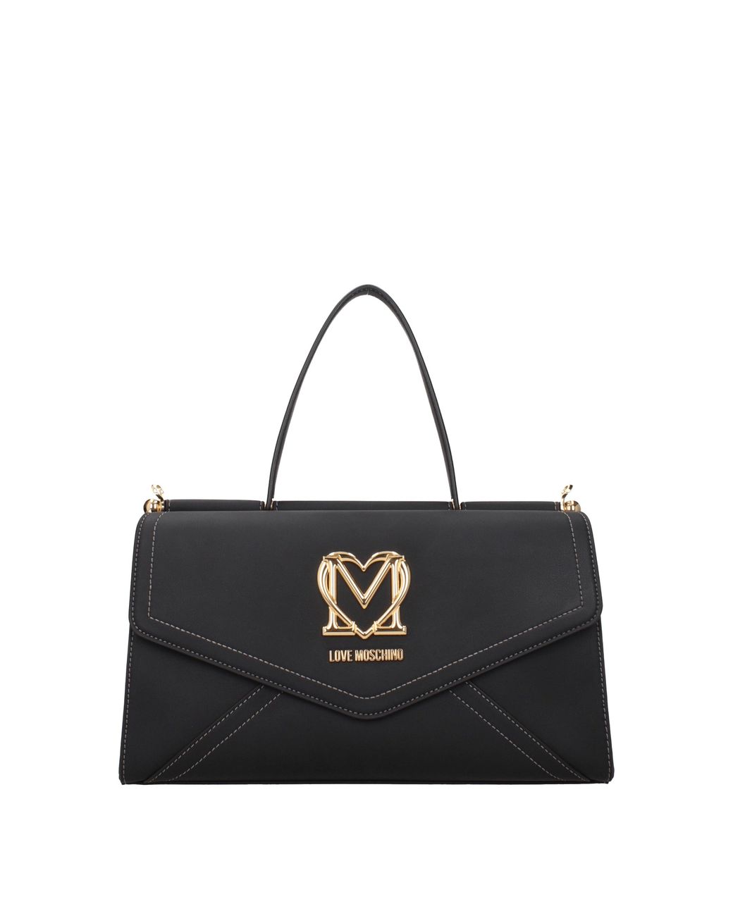 Love Moschino Black Borse A Mano Donna Poliuretano Nero