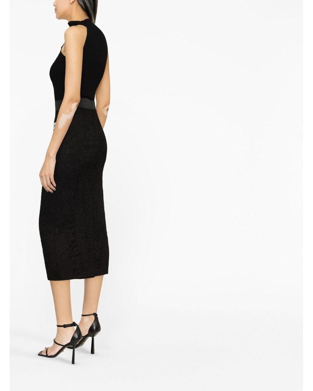 Dolce & Gabbana Black Pencil Skirt