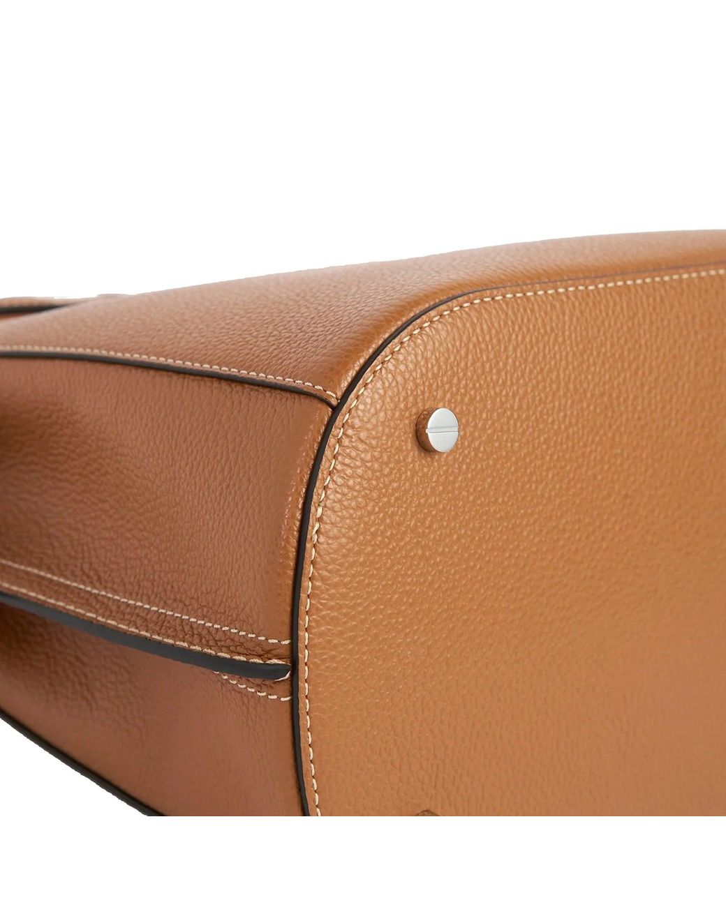 Totême Brown Leather Bucket Bag