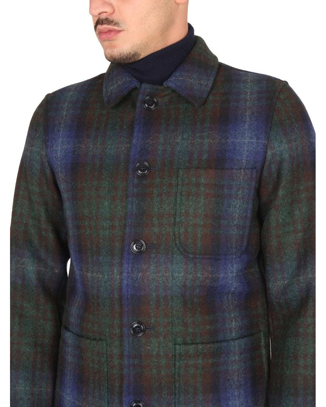 Aspesi Blue Tadao Winter Jacket for men
