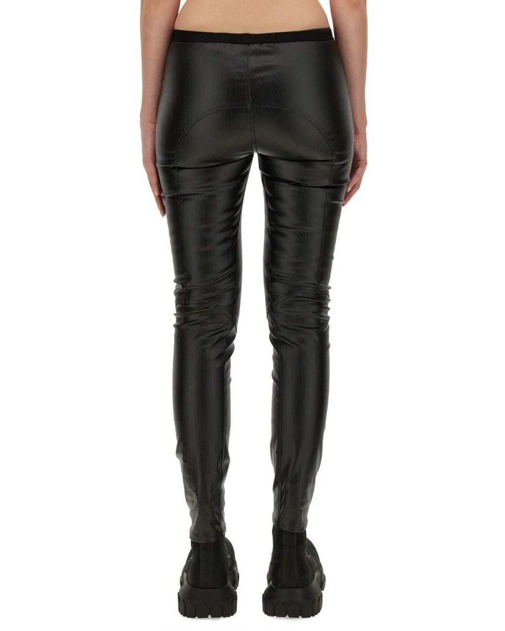 Rick Owens Black Denim Leggings