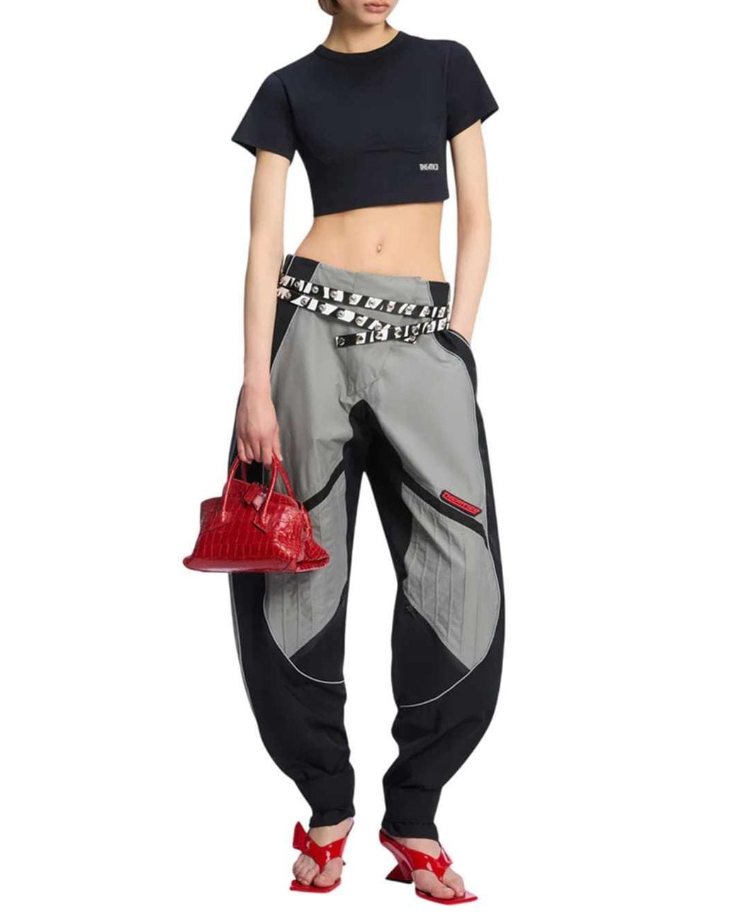 The Attico Gray And Pants