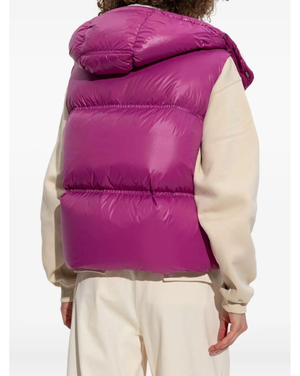 Moncler Pario Bodywarmer in het Purple