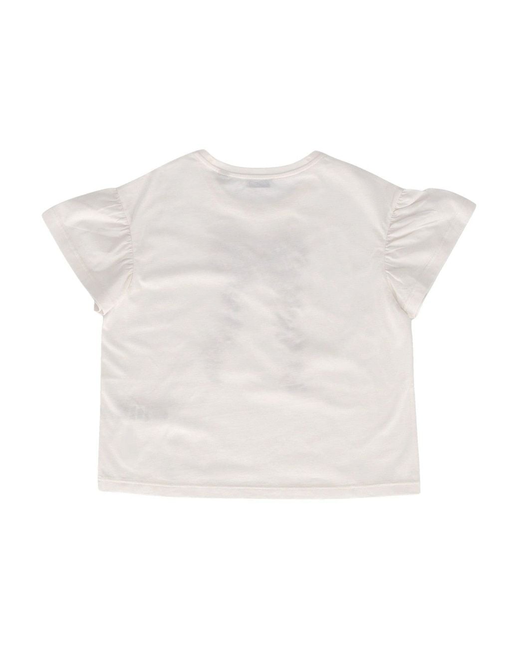Burberry White Kid Girl T Shirts