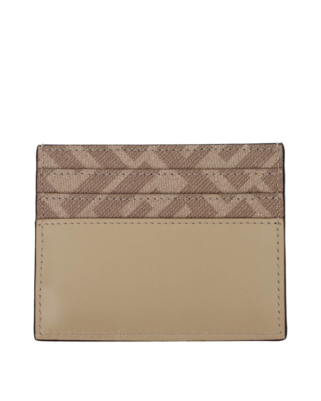 Fendi Natural Document Holder/Sand Leather