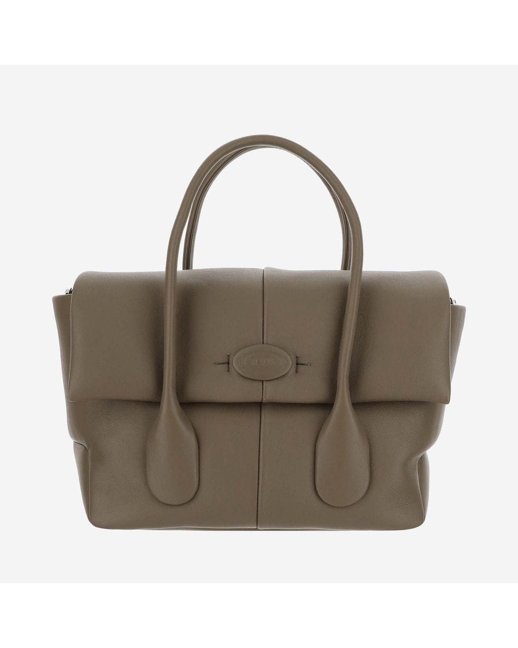 Tod's Brown Di Bag Reverse Leather Small