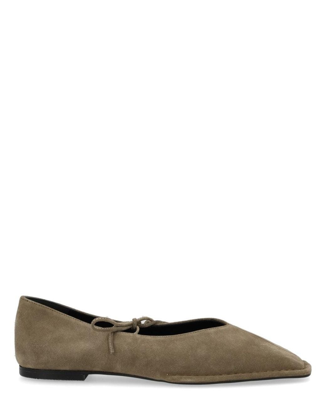 Alohas Brown Leather Flats
