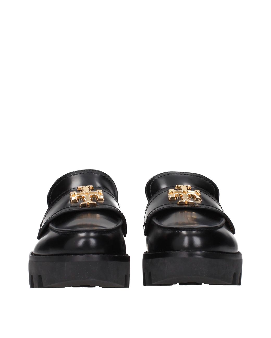 Tory Burch Black Moccasins Skinned