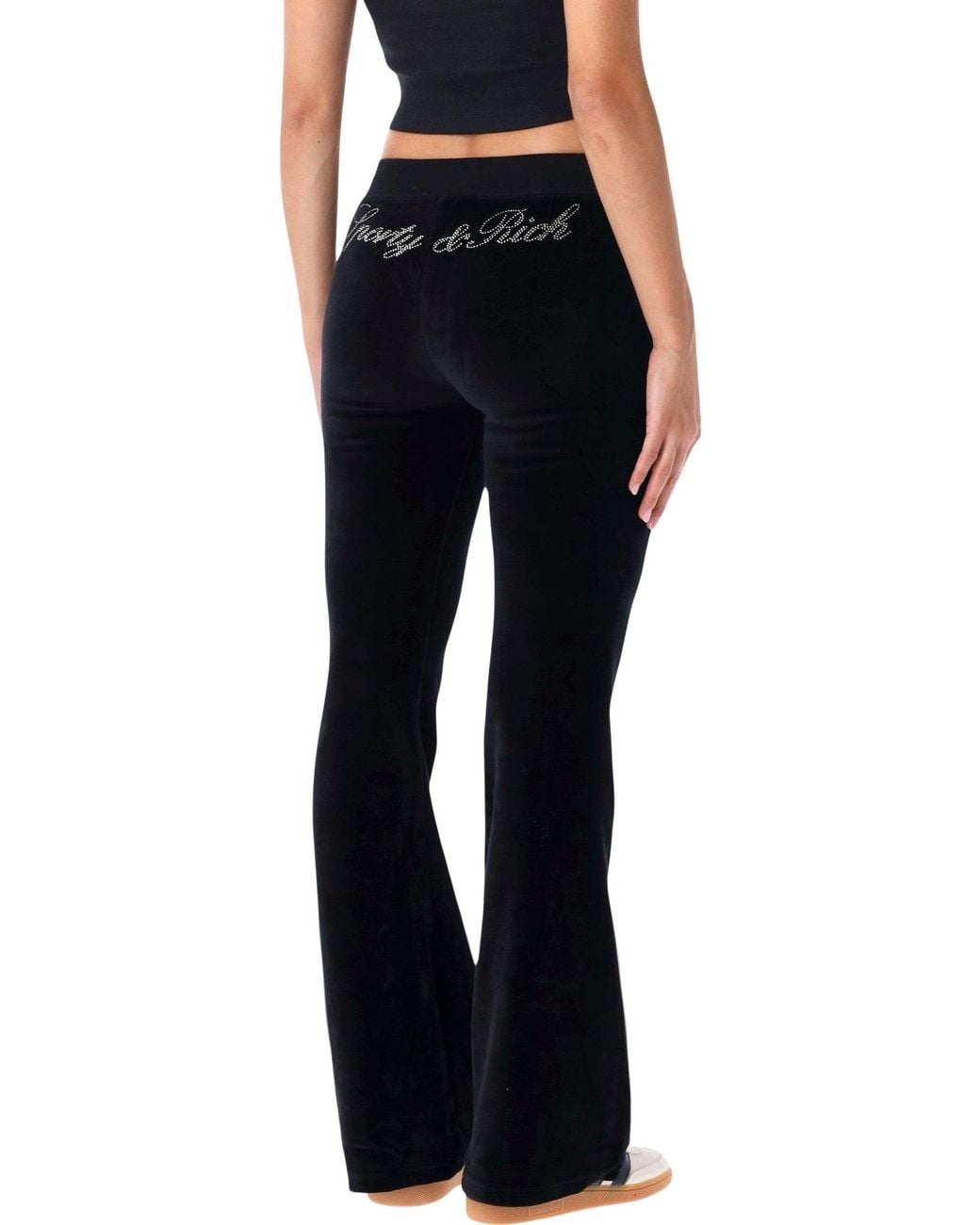 Sporty & Rich Blue Cotton Wide-Leg Sweatpants