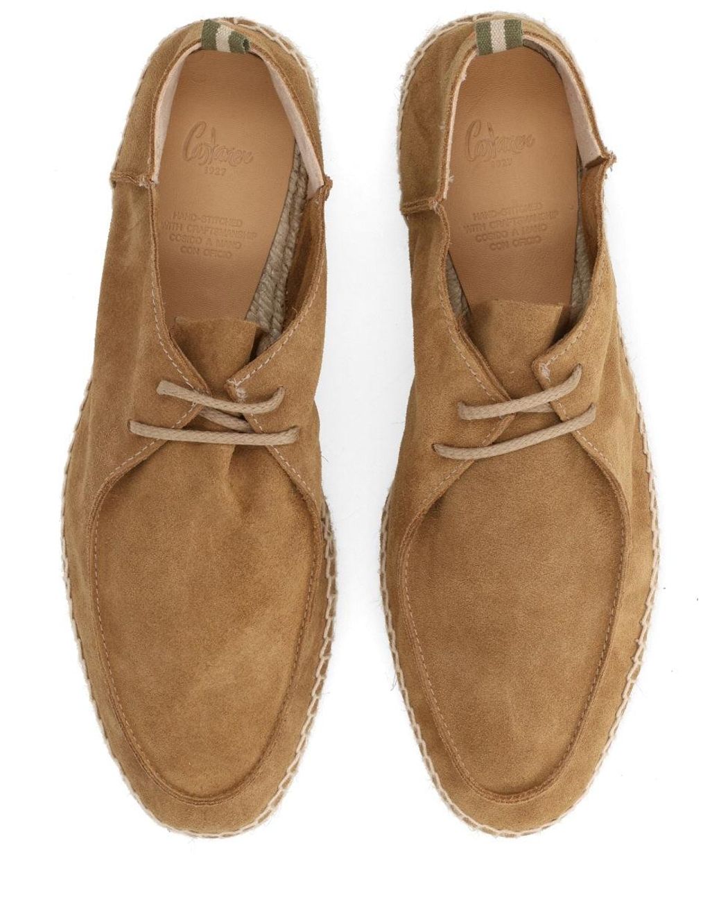 Castaner Brown Bovine Leather Flat