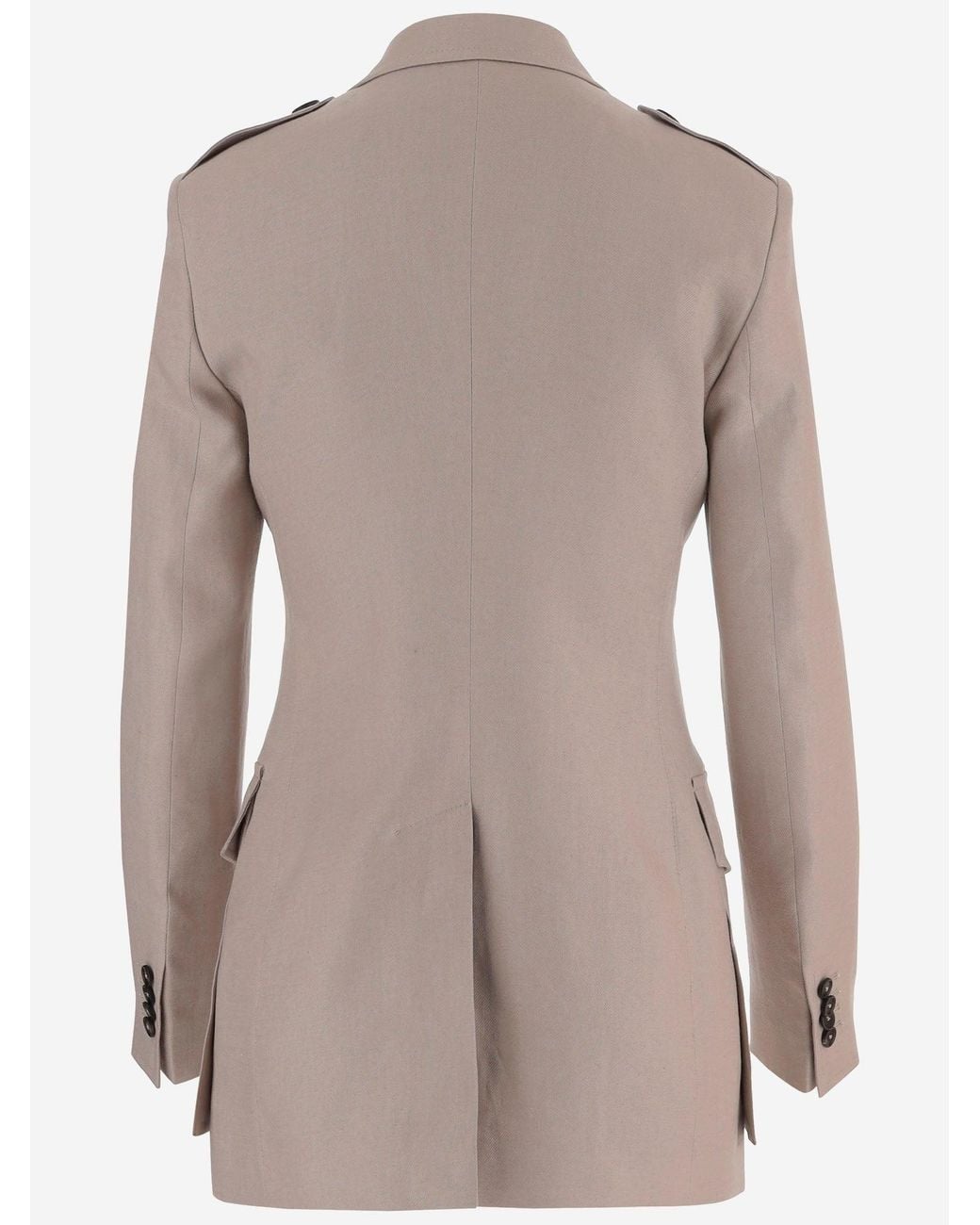 Tagliatore Gray Linen Jacket
