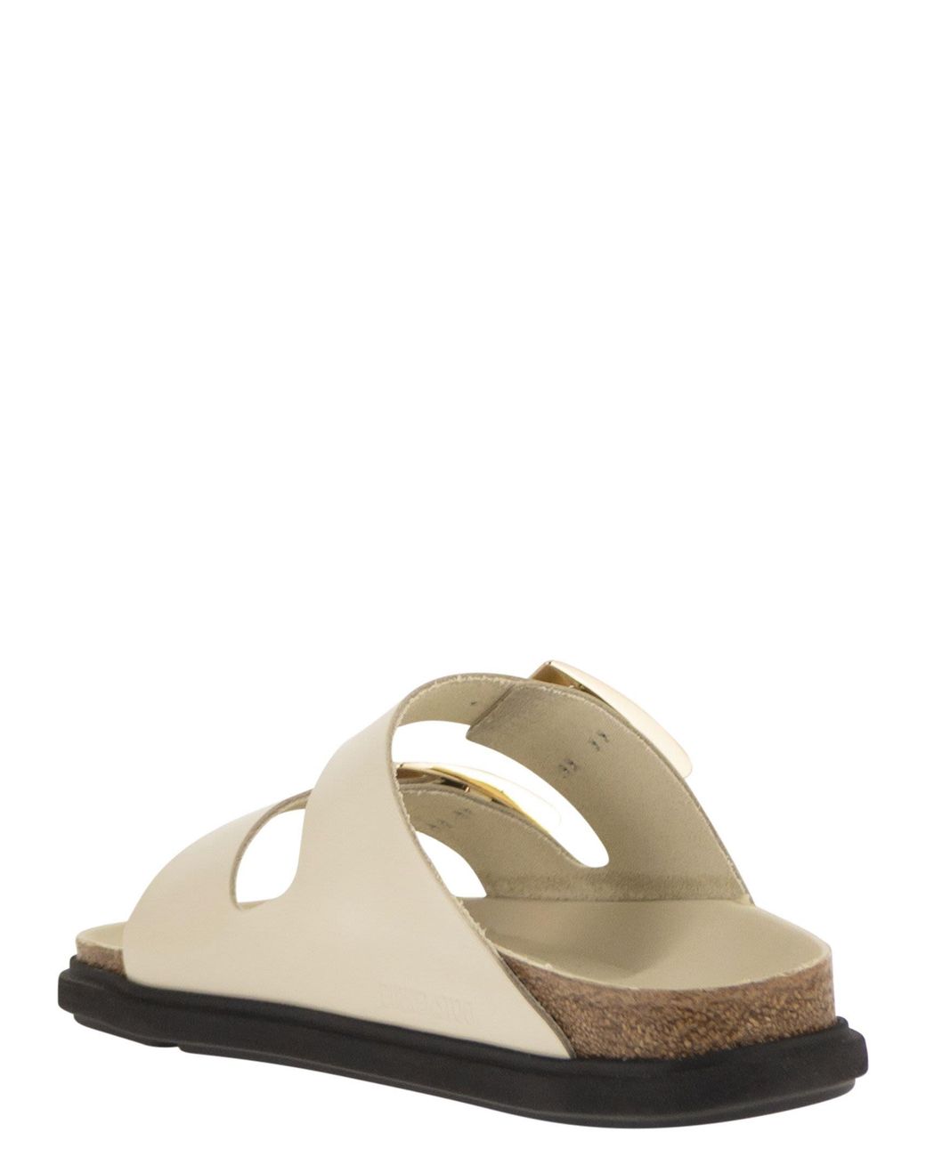 Birkenstock Arizona Db Hex – Patent Natural Leather Sandal