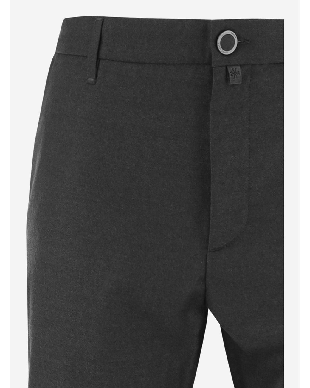 Jacob Cohen Gray Stretch Wool Pants
