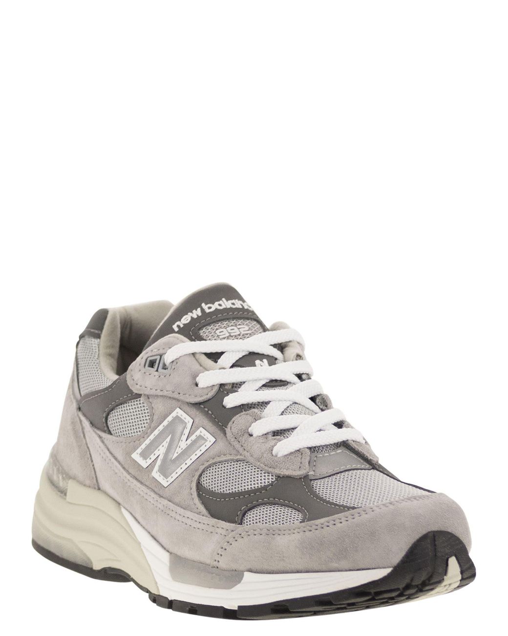 New Balance White 992