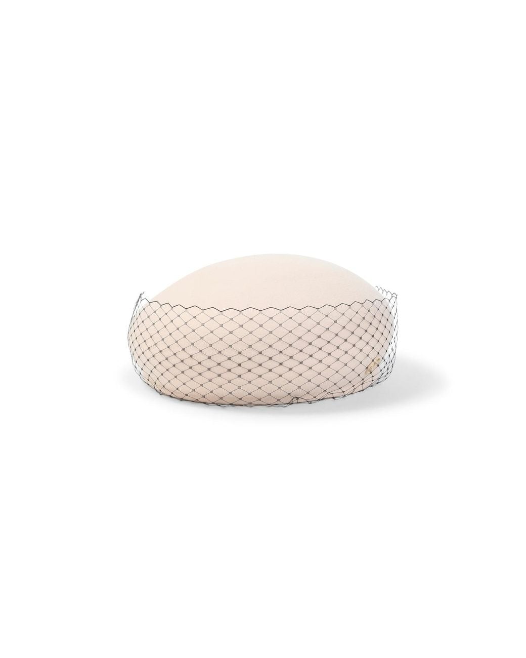 Maison Michel Pink New Bonnie Veil Hat