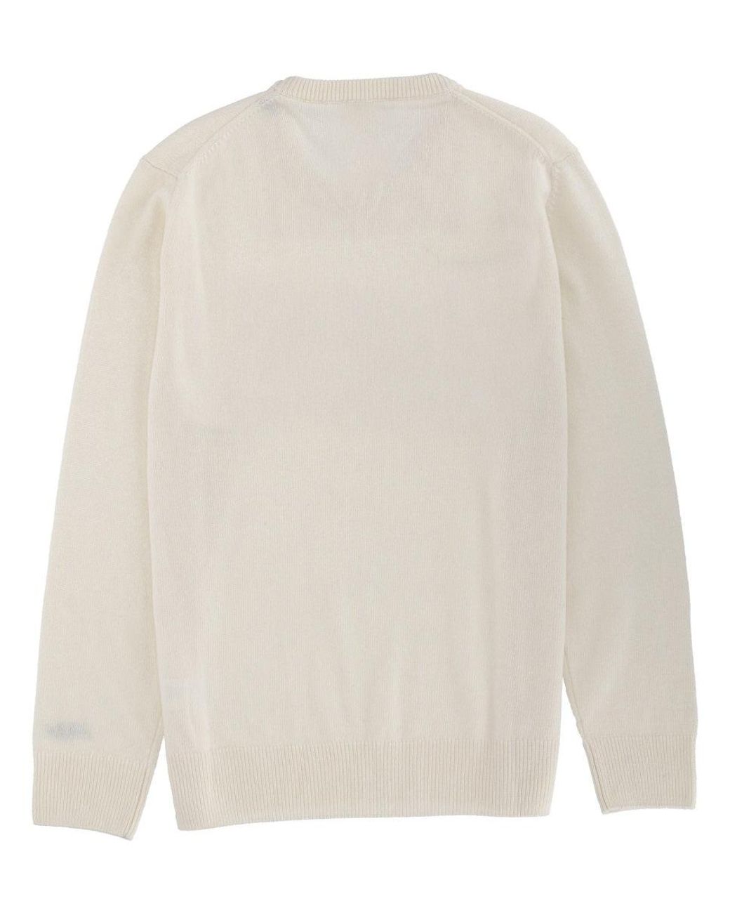 Mc2 Saint Barth White Graphic Sweater for men