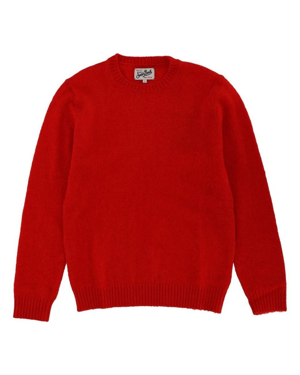 Mc2 Saint Barth Red Wool Sweater for men